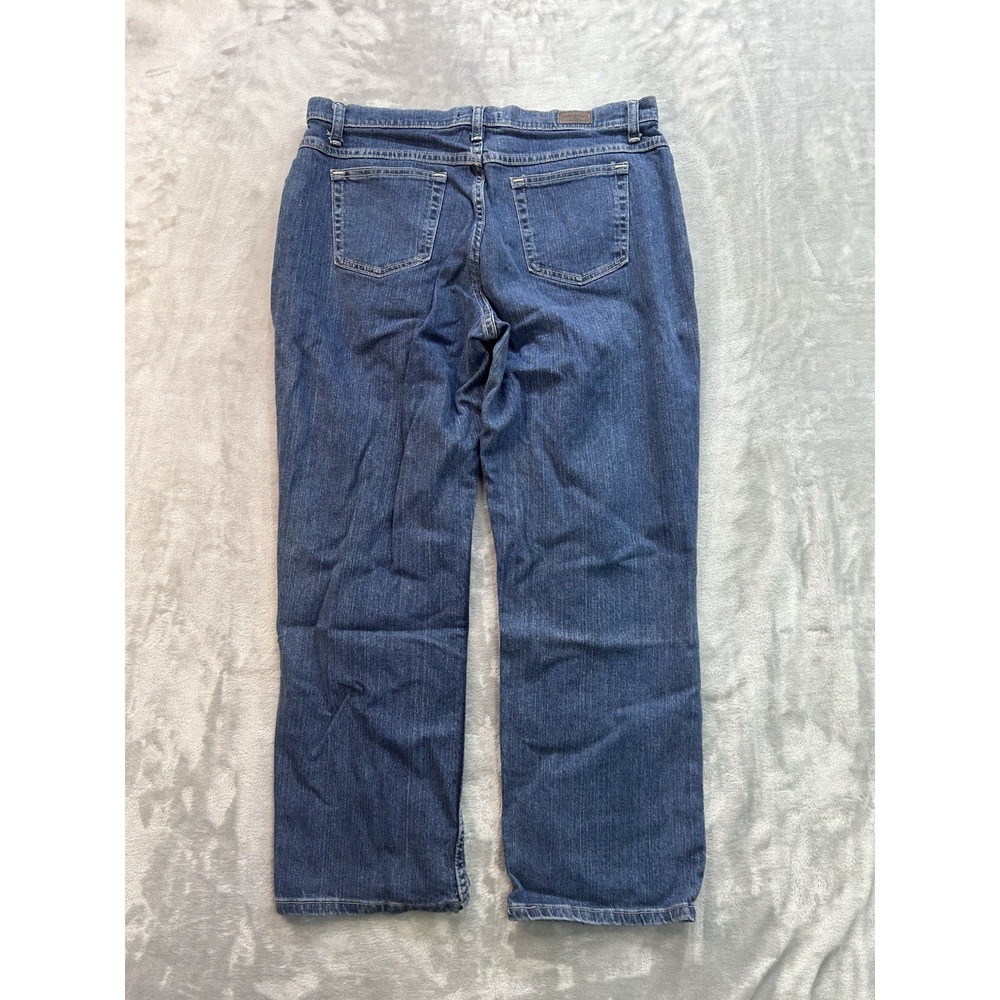 Riders By Lee Jean Women Plus Sz 16p Blue Relaxed Straight Baggy Western Cowgirl - Picture 2 of 12